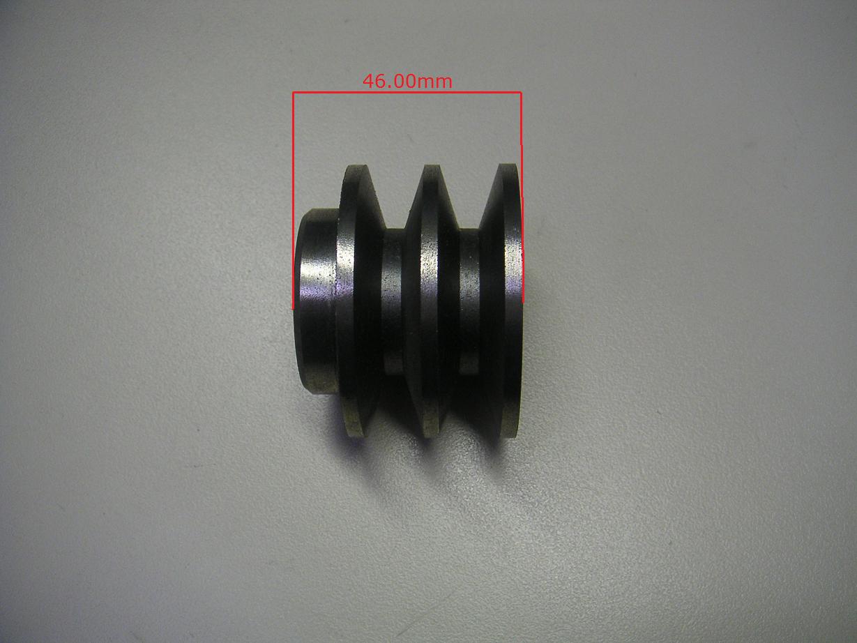 Poulie Distribution 55mm - 20 Dents - Acier - Compatible Castel Garden TC102 - Pièce Rechange