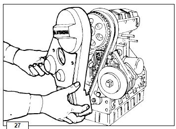 Lombardini Courroie Crantée DEUTZ F4M1008 BF4M1008 Lombardini LDW1003 LDW903 LDW1204 